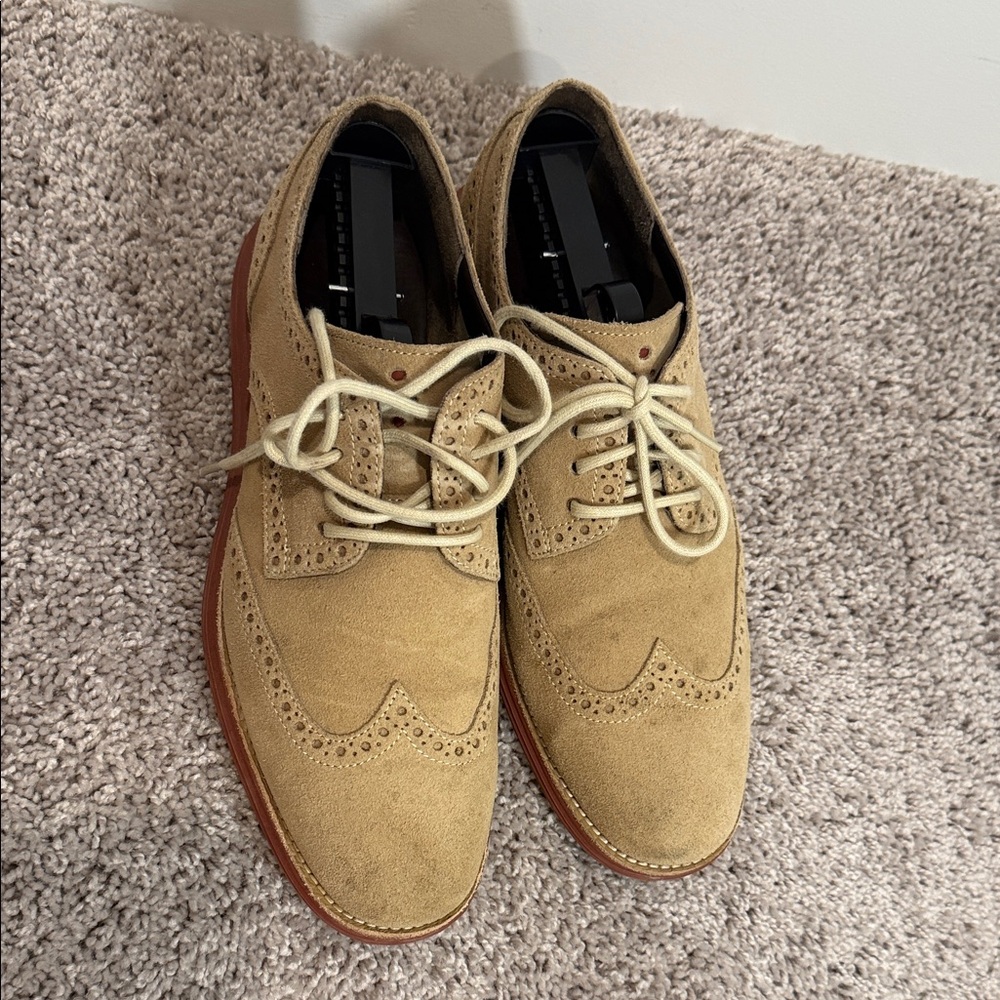 Men's Tan Suede Cole Haan Shoes